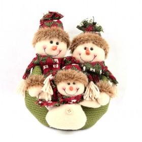 Snowman Family Christmas Doll