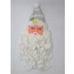 Beautiful Santa Claus With Silver Hat Mask