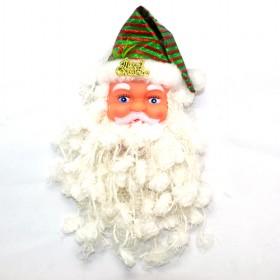 Nice Santa Claus Design With Green Hat Mask