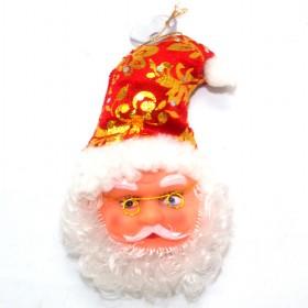 Cute Santa Claus Design With Red Hat Mask