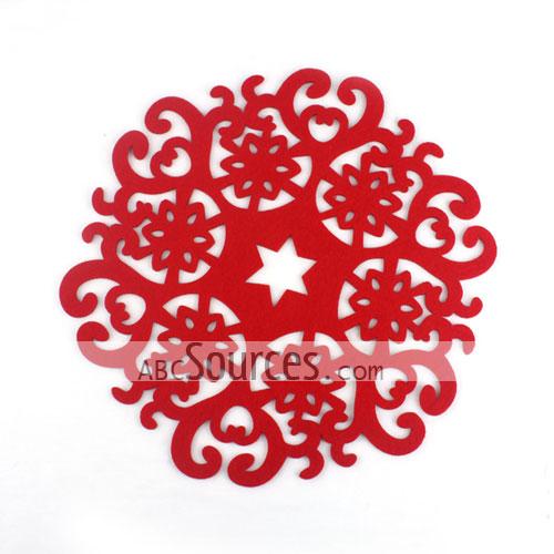 wholesale Red Round PlacematsLC081211350