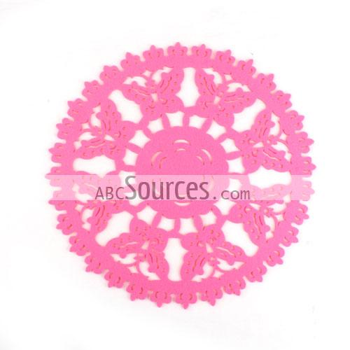 wholesale Red Round PlacematsLC081211350