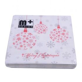 Light Pink Dandelion Paper Napkin Serviettes For Christmas Party 33X33cm