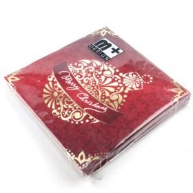 New Holiday Paper Napkin Serviettes For Christmas Party 33X33cm