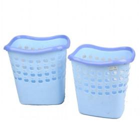 High Quality Fashion Design Light Blue Color Garbage Can With Holes