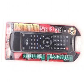 10 In 1 Cheap Remote Control Black Universal Remotes With Dark Gray Buttons
