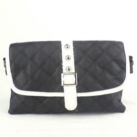 Modern Design Fashionable Black And White Double-layer Portable Multifunctional Cosmetic Makeup Bag