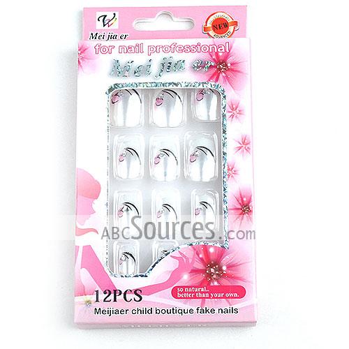 wholesale French Stylish Fake Nail SetLC090511291
