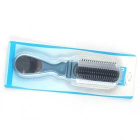 Blue Vent Massage Comb With Mirror Installed On