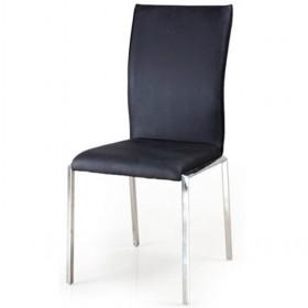 Hot Sale Black Comfortable Upholstered Leather Dining Chair