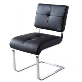 Hot Sale Black Soft Upholstered Leather Dining Chair