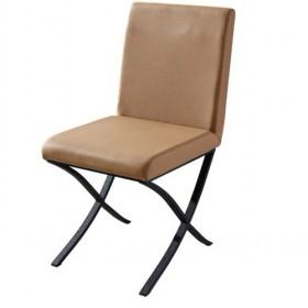 Best Selling Light Brown Leather Dining Chair