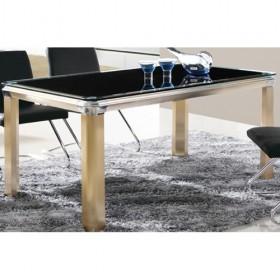 Hot Sale Contemporary Tempered Glass Dining Table