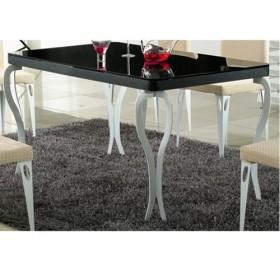 Hot Sale Retro European Style Black Steel Dining Table