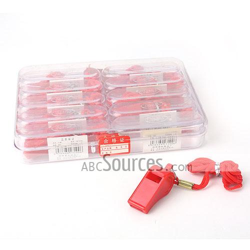 wholesale Red Plastic WhistleLC091711212