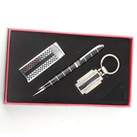 Hot Sale Business Gift Set Of 3, Fashion Designed Lighter, Pen, And Key Holder