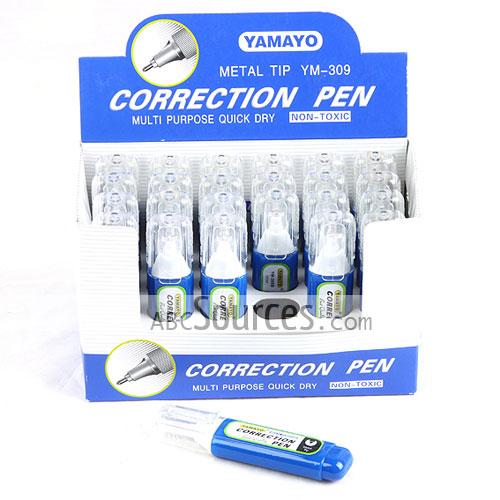 wholesale Dark Blue Correction Fluid Pen Correction TapeLC072611233