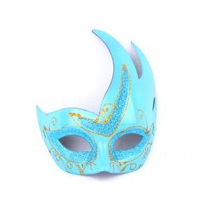Light Blue Mask, Halloween Mask, Party Mask