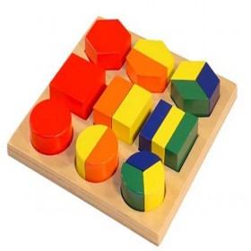 Christmas Gift For Kids Wooden Block Educational Toys ; Indoor Decorations