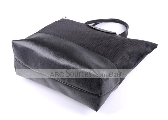wholesale High End Classic Design Plain Black Large Volume Zipping