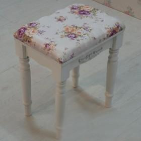 Dressing Stool/ Floral Cushioned Dressing Stool