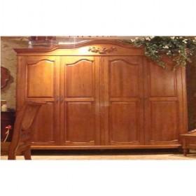 Hot Sale Classic Design 4-door Wooden Wardrobe