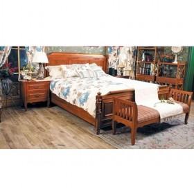 Cute And Small Size Rattan Children Wooden Bed Bench