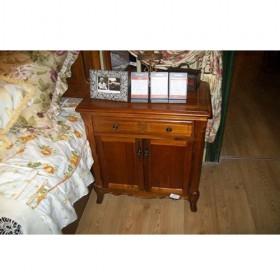 Old Style Retro Wooden Bedside Table