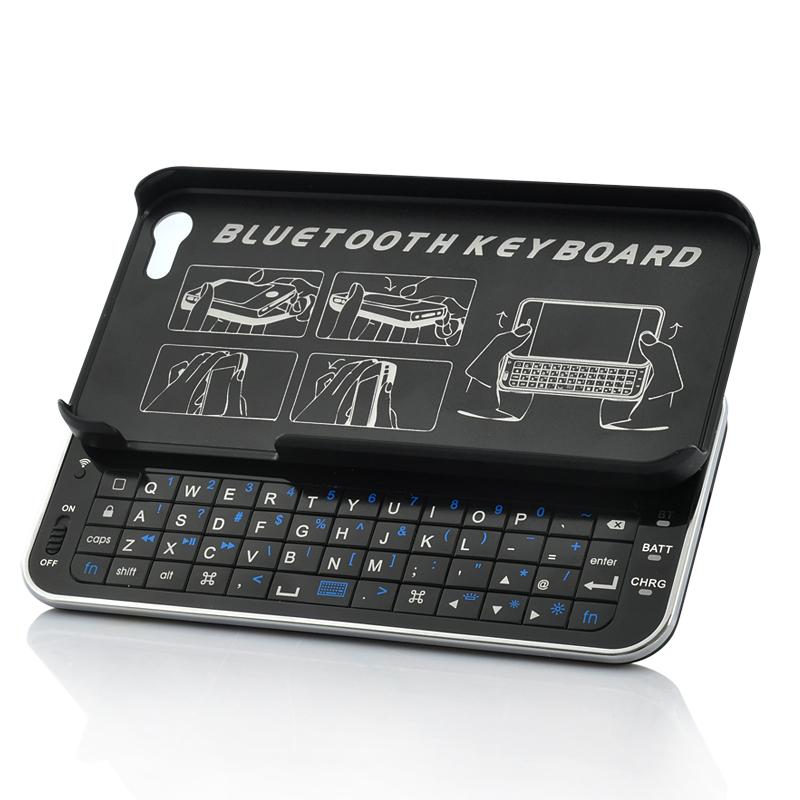 wholesale Sliding QWERTY Bluetooth Keyboard for iPhone 5 Thin Design