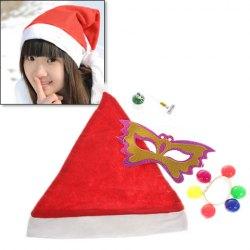 Christmas Hat Butterfly Mask Hand Bell Gift Bag fo
