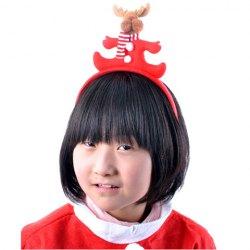 Cute Fluffy Elk Decorated Head Band For Children's