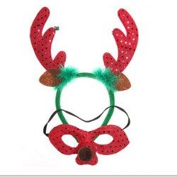 Sweet Hot Sale Style Antler Shape Sequin Embellish