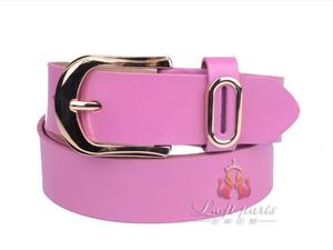 Wholesale Ladies Embossed Pure Leather Belt with Alloy Buckle