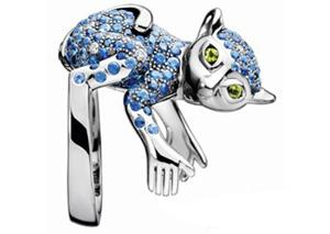 NO.1 lemur platinum ring 