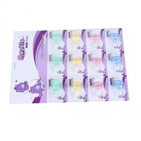 High Quality Multi-colors Baby Silicone Feeding Nipples Set