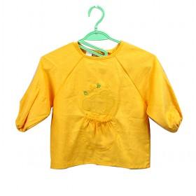 Cute Light Yellow With Cartoon Prints Cotton Baby Clothes