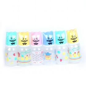 Cute Multi-colors Cartoon Prints Vacuum Insulation Feeding Bottle Set