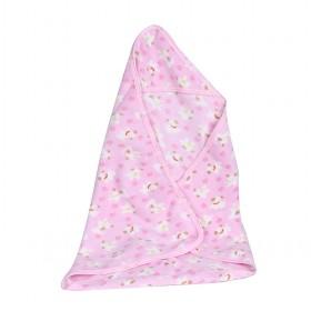 Pink Floral Prints 100% Cotton Thick Baby Blanket