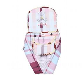 Cute Pink And Blue Plaid Octopus Baby Carriers