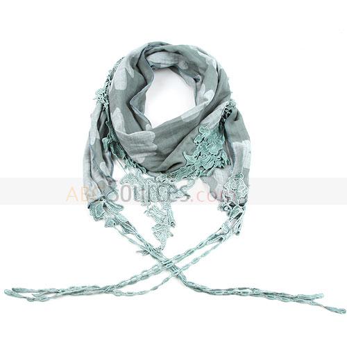fashion jade green womans shawl