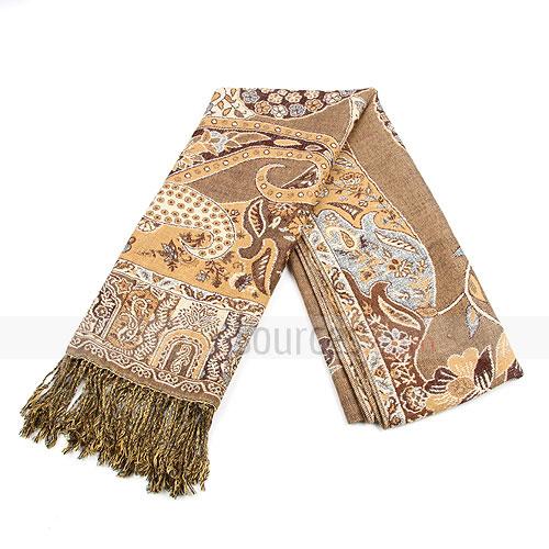 fashion light brown scarf