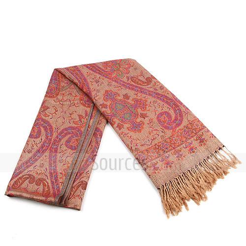 fashion pink floral scarf