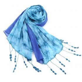 Blue Silk Scarf, New Design,fashion Scarf,womens Scarf