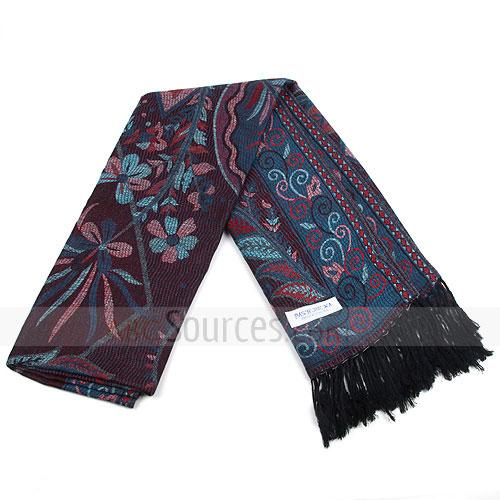 fashion violet black scarf