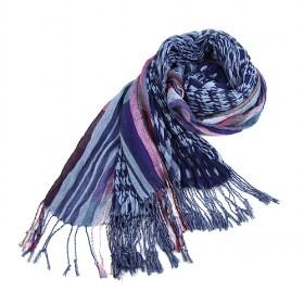 Blue Stripe Scarf,high Quality,fashion Scarf,womens Scarf,wholesale Scarf