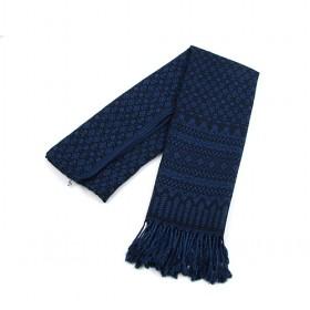 Blue Cotton;lt;br /;gt;
 Knitted Scarf,fashion Scarf,womens Scarf,wholesale Scarf,hot Sale