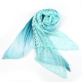 Light Green Floral Scarf,fashion Scarf,womens Scarf