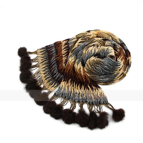 fashion colorful stripes scarf
