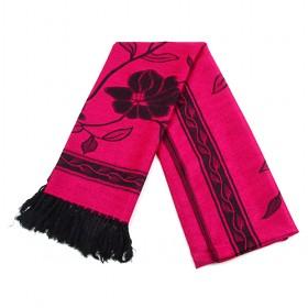 Rose Red Floral Scarf,long Scarf,new Design,fashion Scarf,womens Scarf,wholesale Scarf