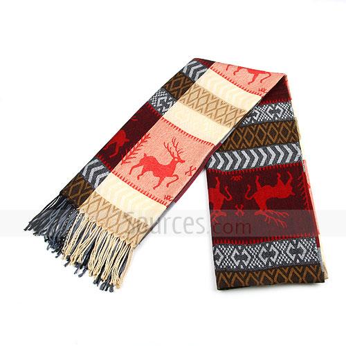 north european style cotton scarf